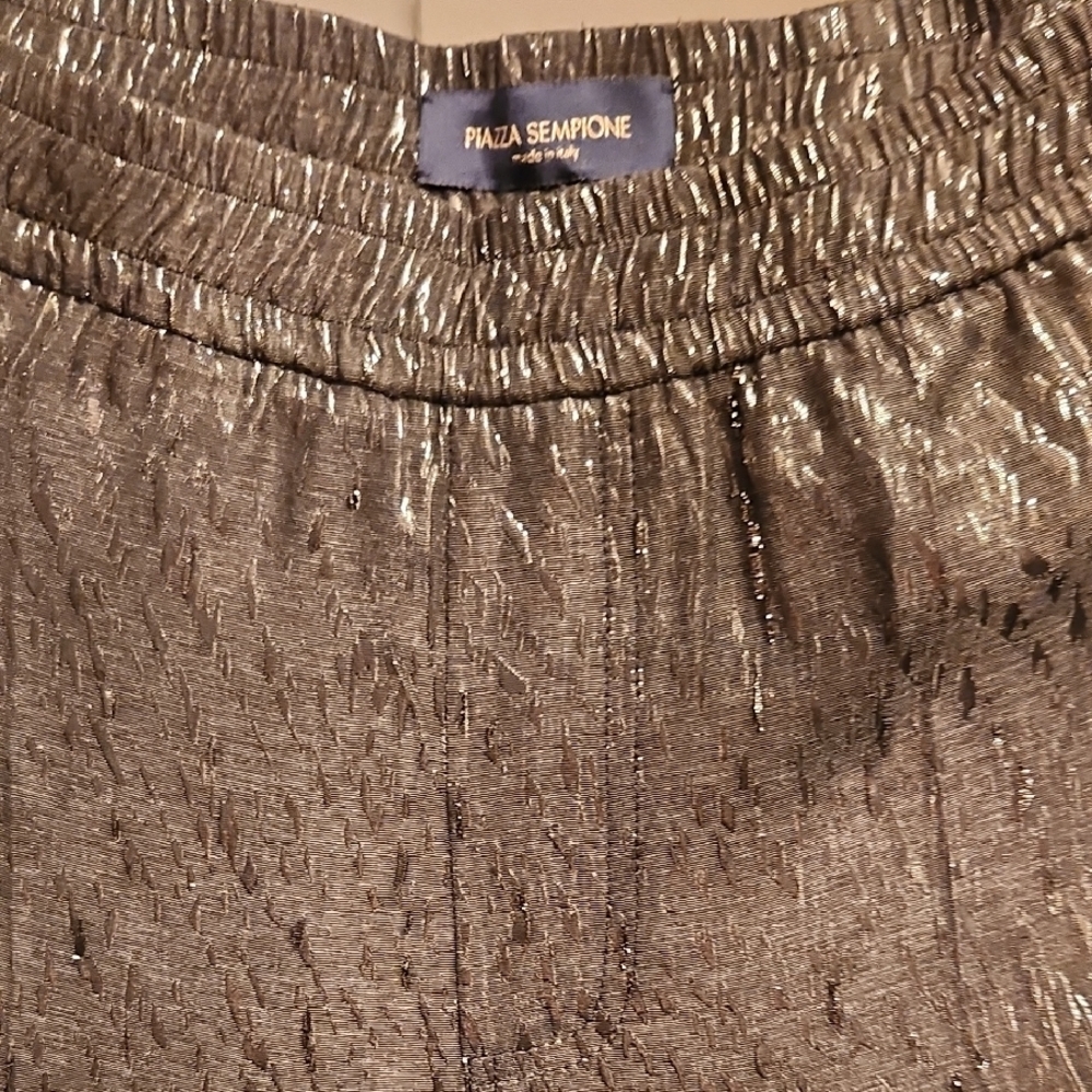 Piazza Sempione Metallic Pants